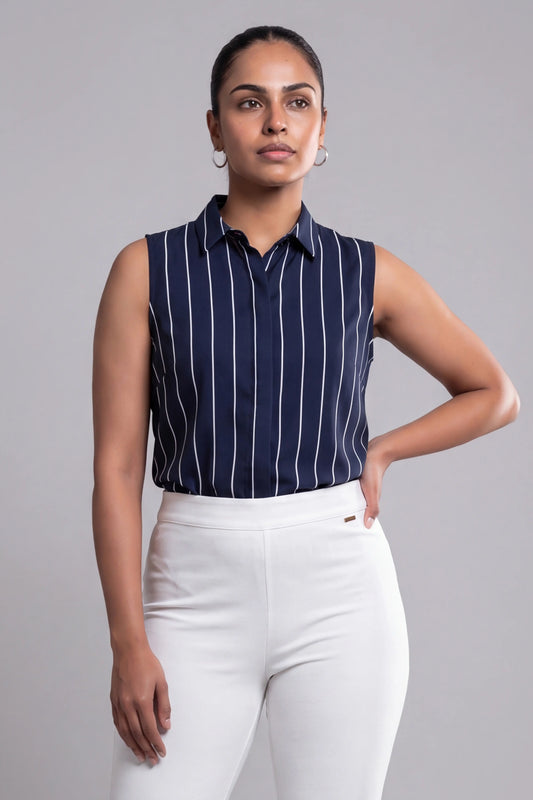 SLEEVELESS SHIRT - 1655