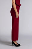 TAILORED WIDE-LEG WORK PANTS - 1675 - RED