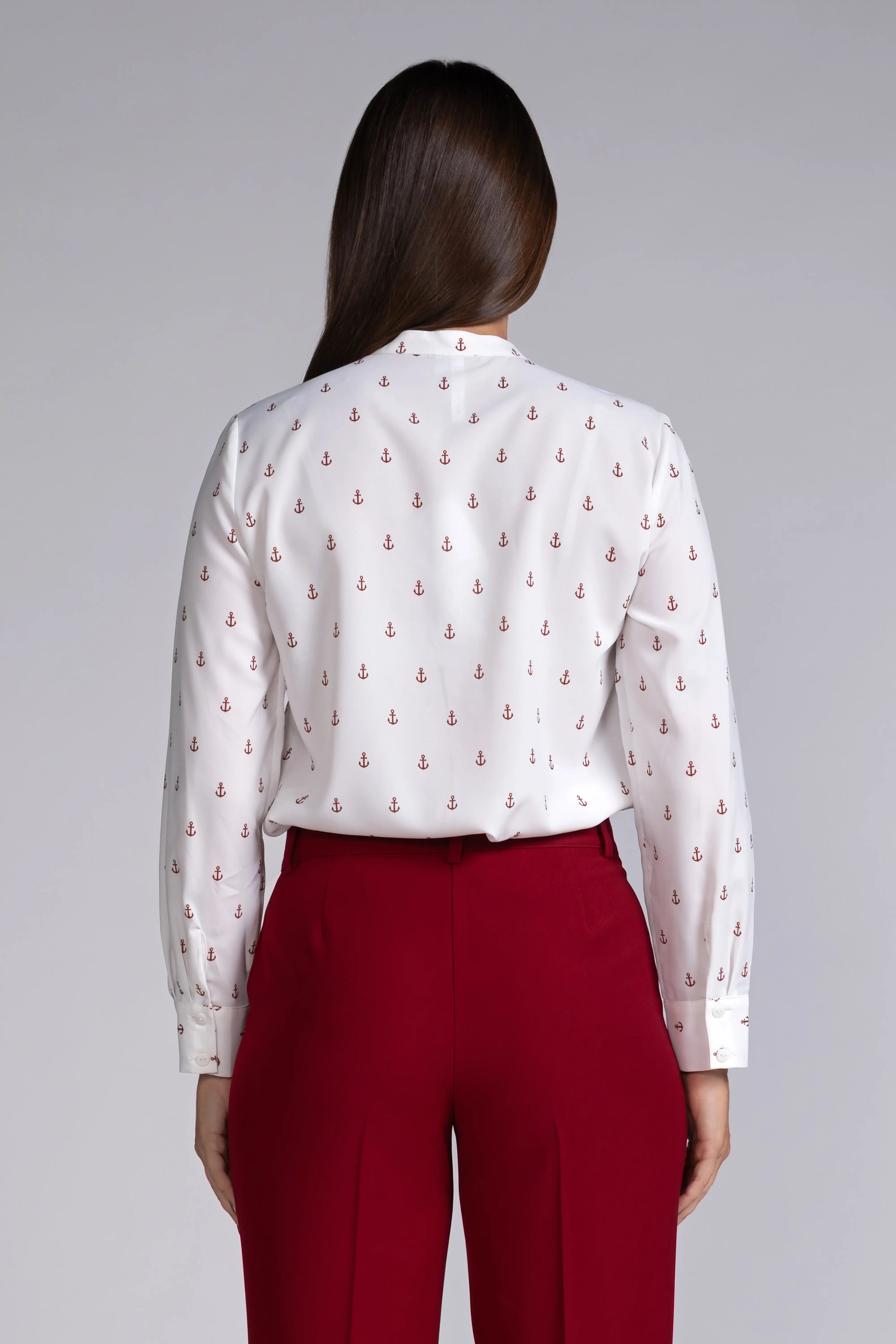 CHINESE COLLAR L/S SHIRT - 1671