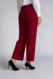 TAILORED WIDE-LEG WORK PANTS - 1675 - RED