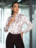 PRINTED SATIN LONG SLEEVE SHIRT - 1646 - 9