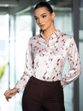 PRINTED SATIN LONG SLEEVE SHIRT - 1646 - 9