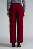 WIDE LEG SIDE ZIPPER PANT - 1723