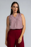 SOLID FRONT PLEAT TUNIC - 1657