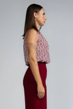SOLID FRONT PLEAT TUNIC - 1657