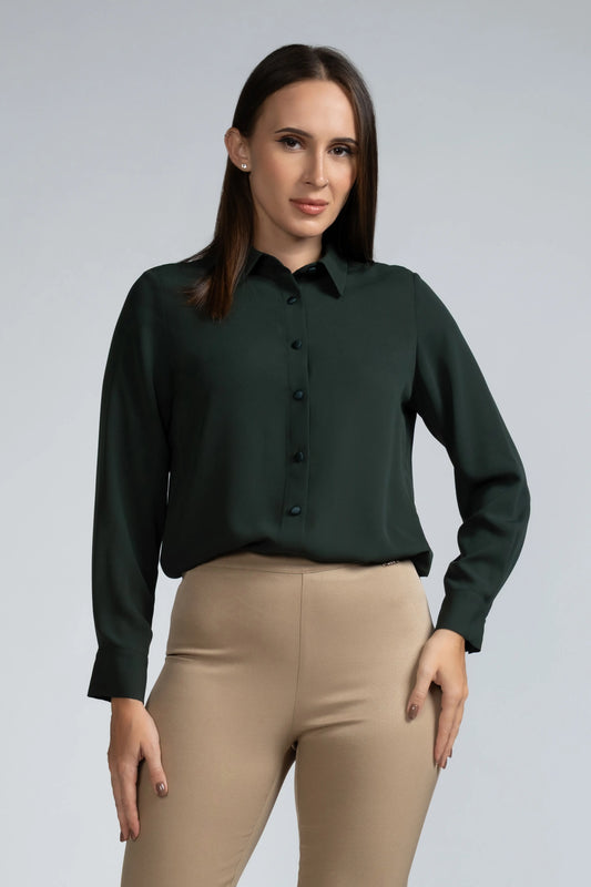 LONG SLEEVE BUTTON SHIRT - 1745