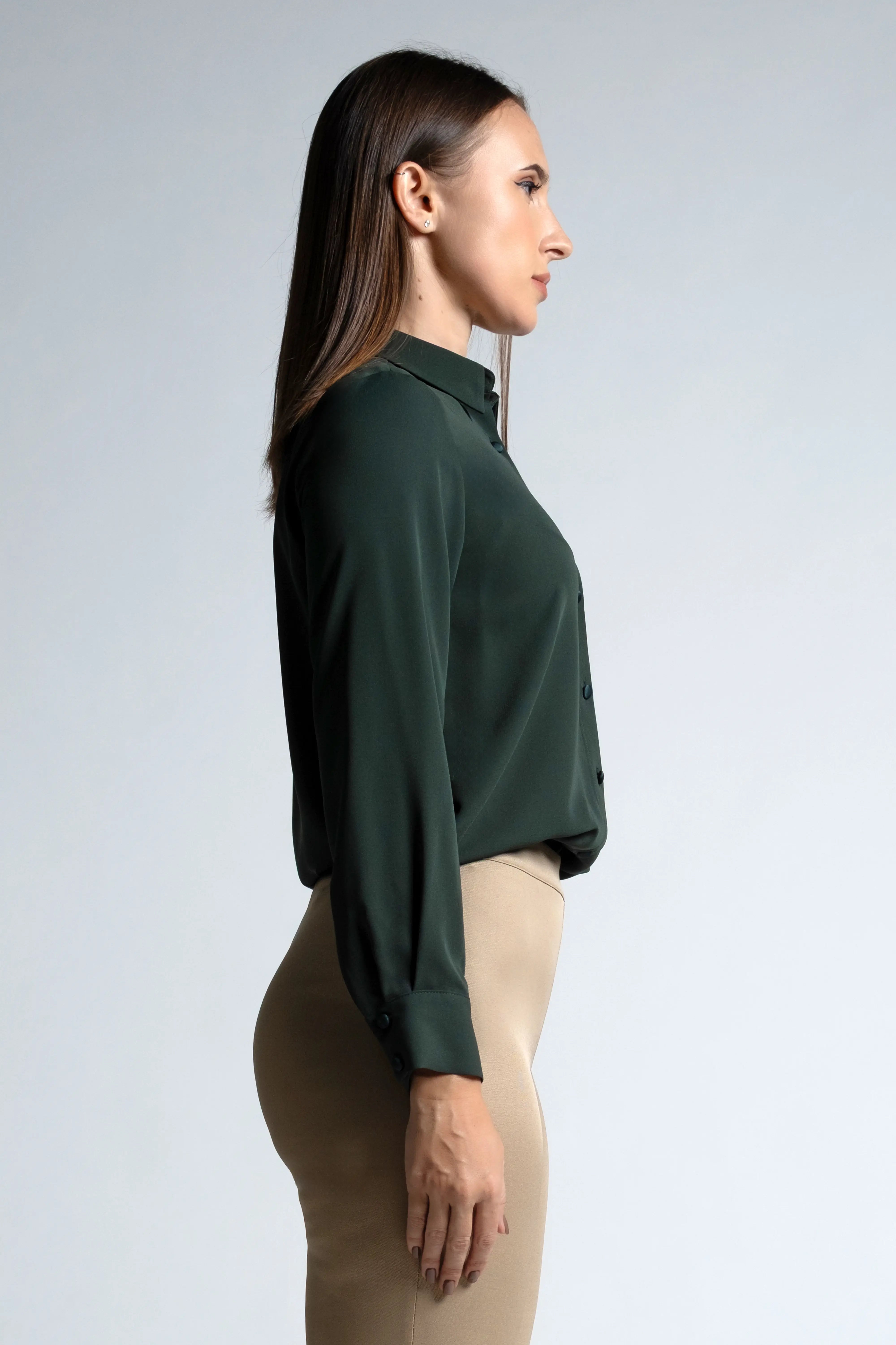 LONG SLEEVE BUTTON SHIRT - 1745
