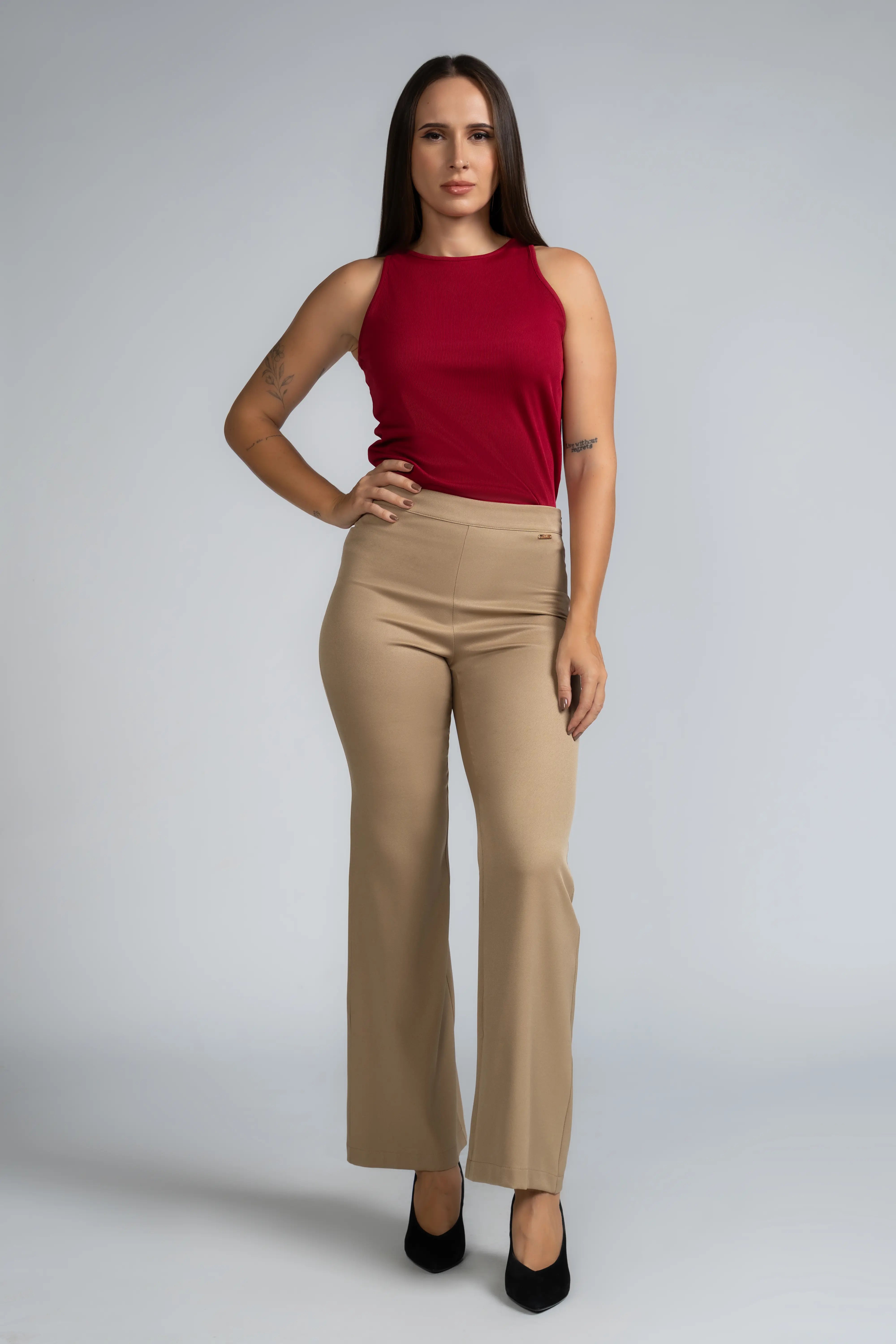 RIBBED SLEEVELESS TOP - 1738