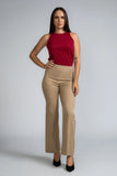 RIBBED SLEEVELESS TOP - 1738