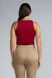 RIBBED SLEEVELESS TOP - 1738