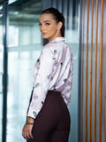 PRINTED SATIN LONG SLEEVE SHIRT - 1646 - 2
