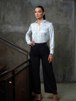 TAILORED WIDE-LEG WORK PANTS - 1644