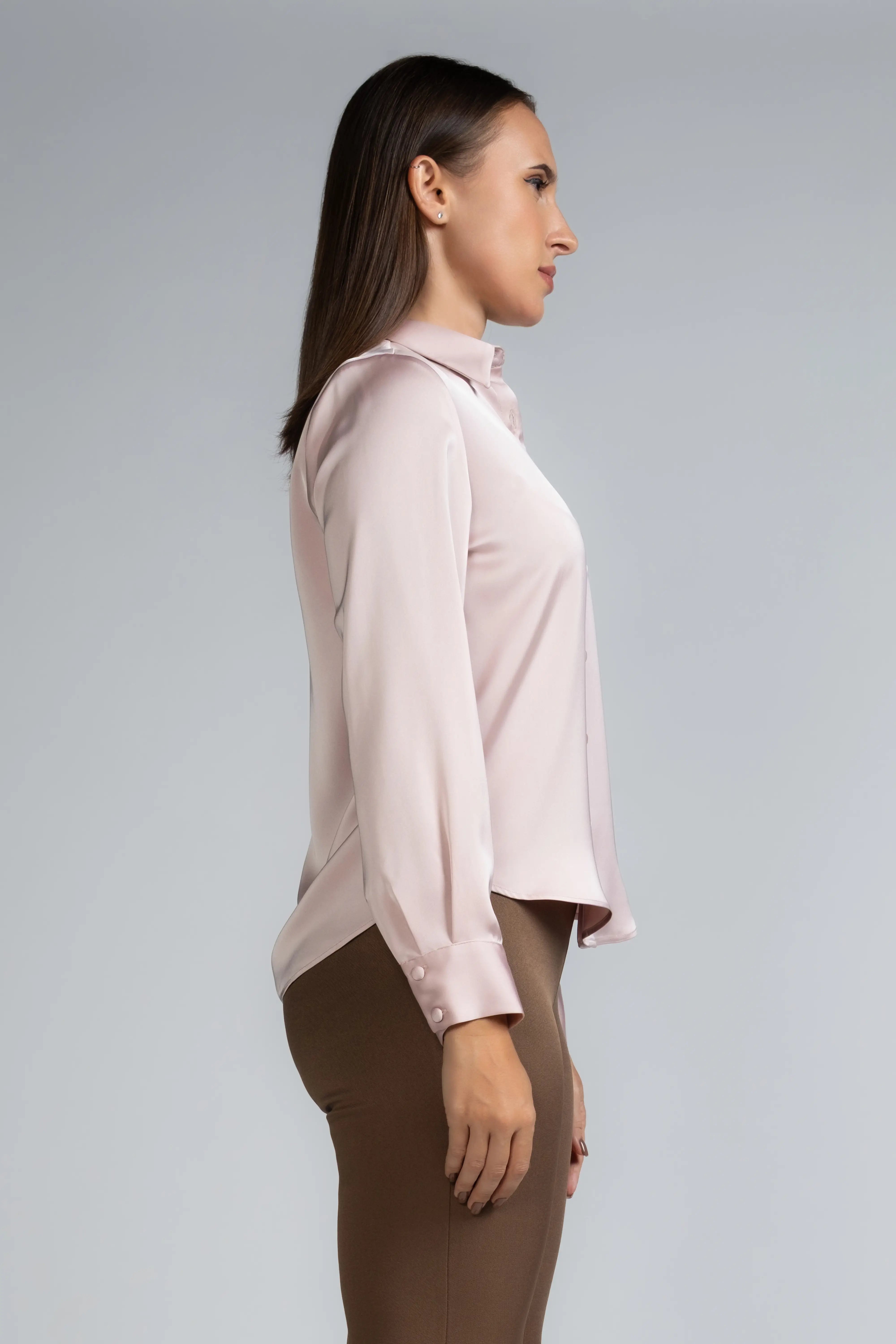 LONG SLEEVE COLLAR SHIRT - 1717
