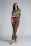 SATIN COLLAR LONG SLEEVE SHIRT- 1744