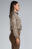 SATIN COLLAR LONG SLEEVE SHIRT- 1744