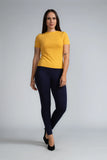 RIBBED FITTED TEE - 1741