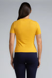 RIBBED FITTED TEE - 1741