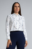 PRINTED LONG SLEEVE COLLAR SHIRT - 1656 SPRIN