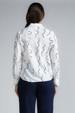 PRINTED LONG SLEEVE COLLAR SHIRT - 1656 SPRIN