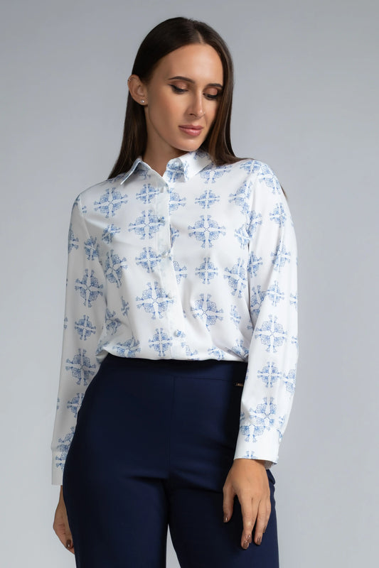 PRINTED LONG SLEEVE SHIRT - 1734