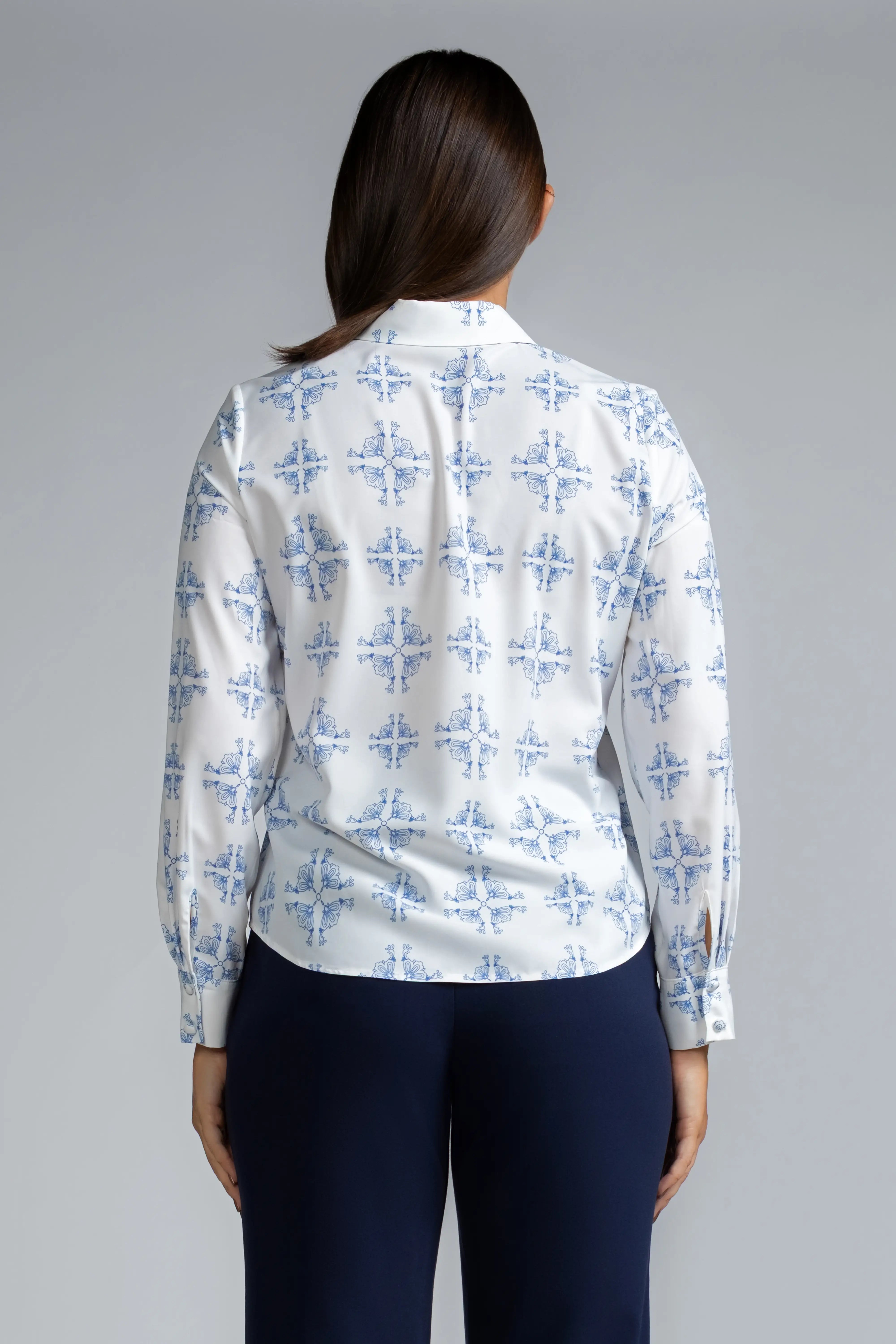 PRINTED LONG SLEEVE SHIRT - 1734