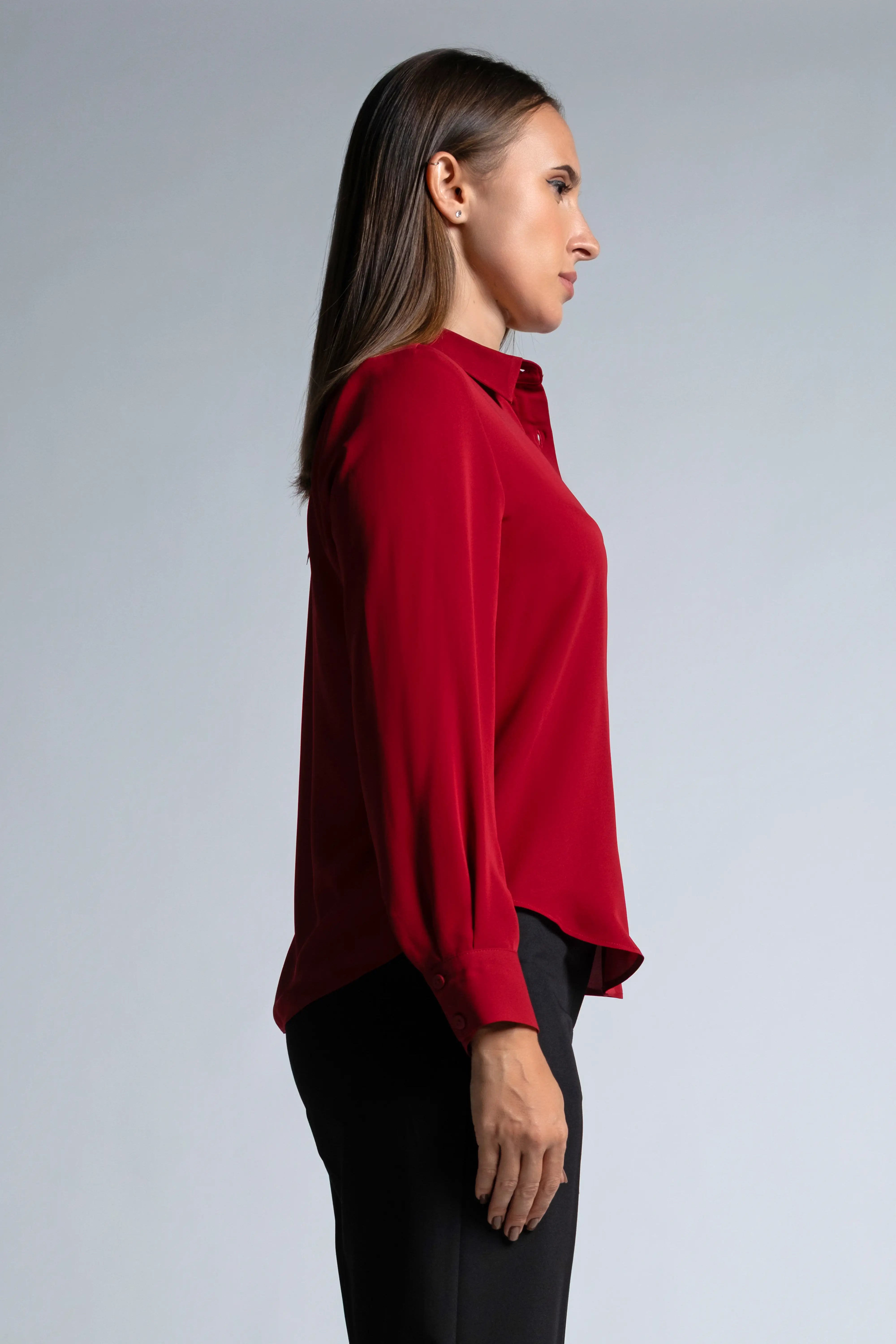 LONG SLEEVE COLLAR SHIRT - 1718
