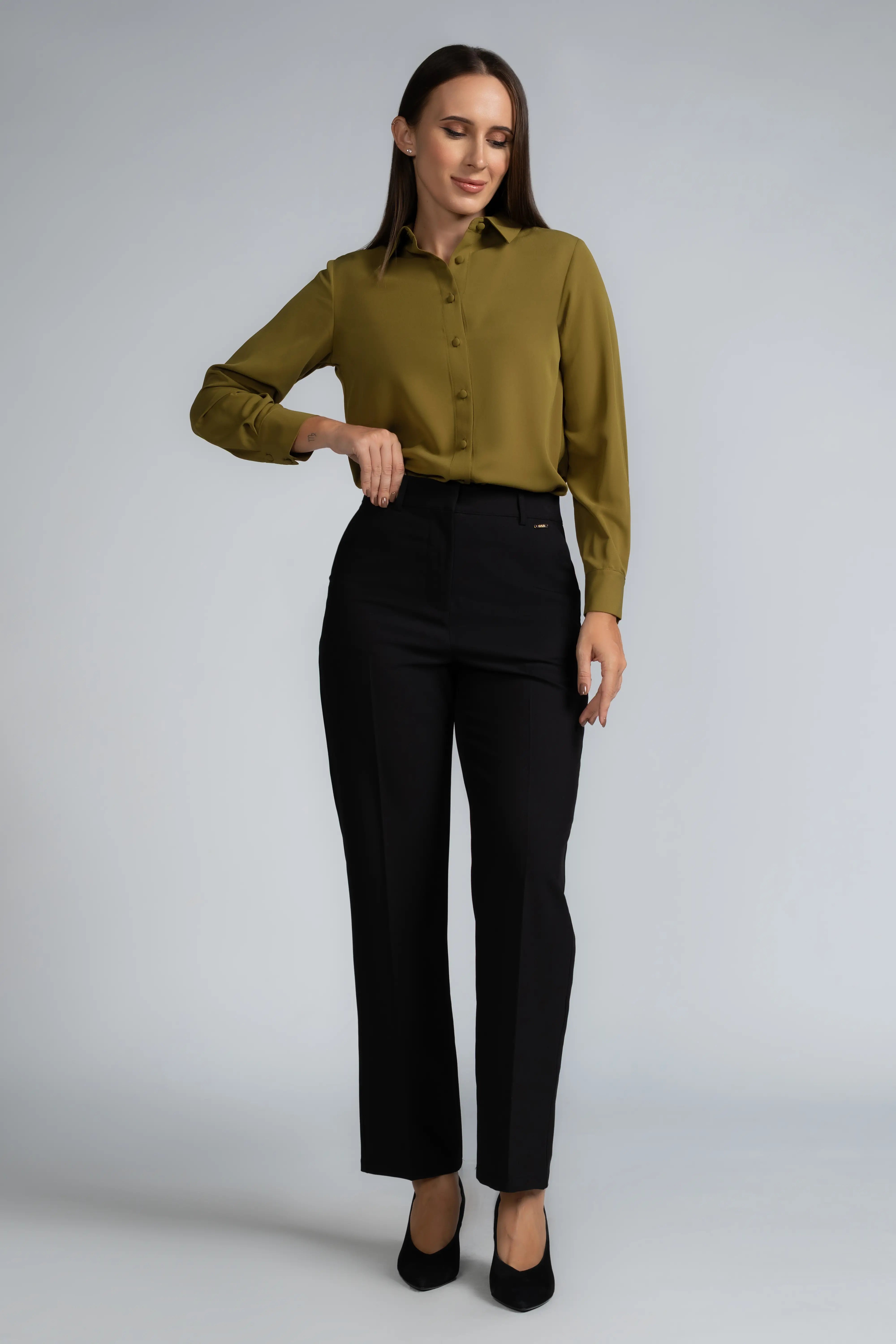 LONG SLEEVE BUTTON SHIRT - 1745