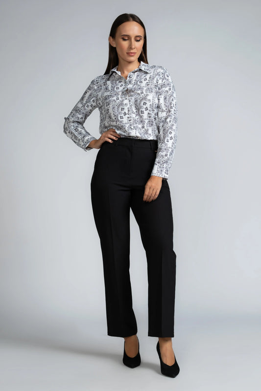 TAILORED STRAIGHT-LEG WORK PANTS - 1712