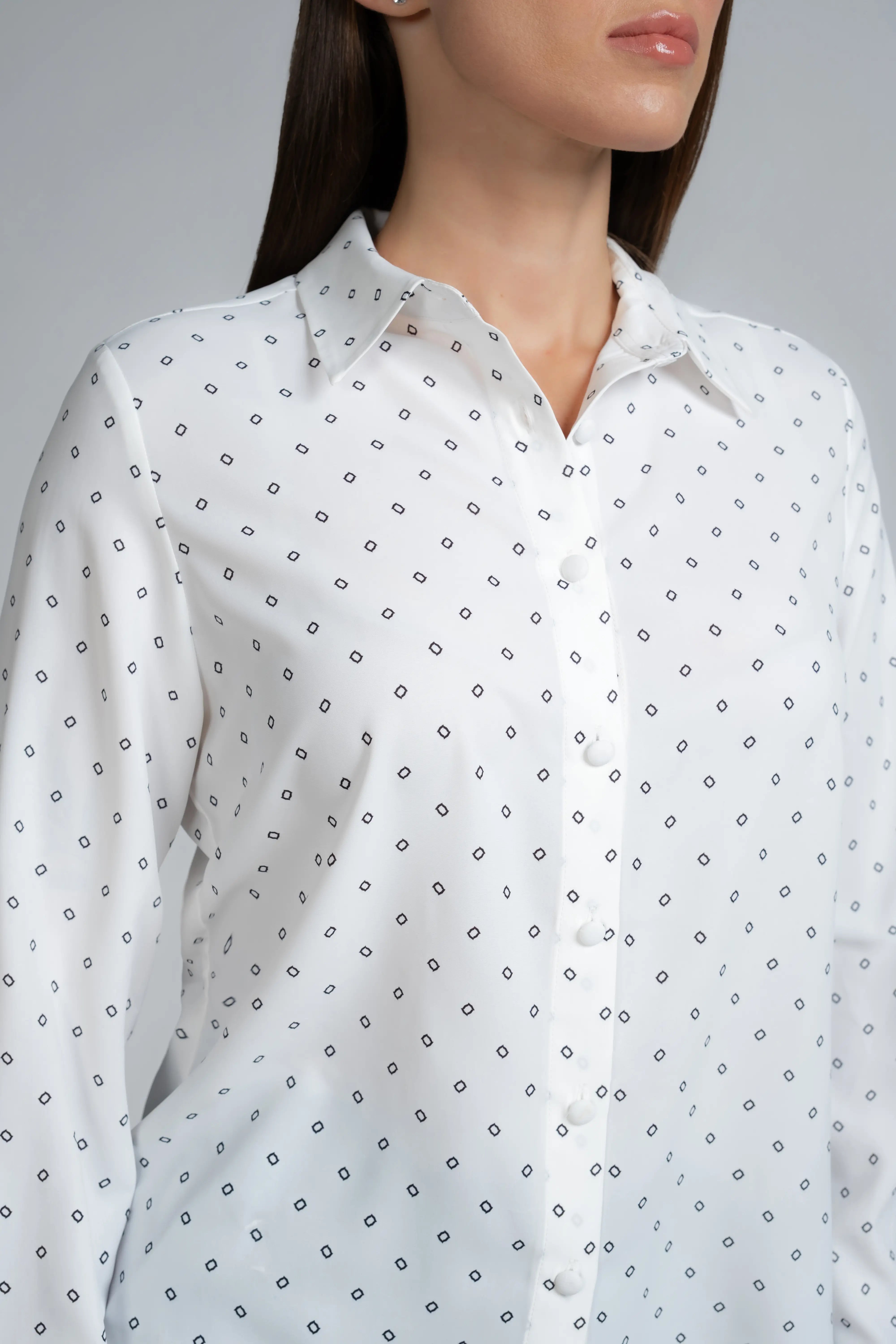 PRINTED LONG SLEEVE SHIRT - 1734