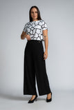 SHORT SLEEVE ROUND NECK TOP - 1660