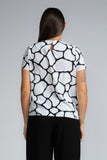 SHORT SLEEVE ROUND NECK TOP - 1660