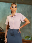 SOLID SHORT SLEEVE TOP - 1628