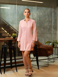 TAILORED BUTTON-FRONT DRESS - 1651
