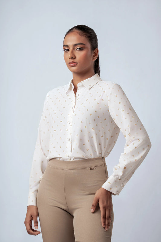 PRINTED LONG SLEEVE SHIRT - 1734
