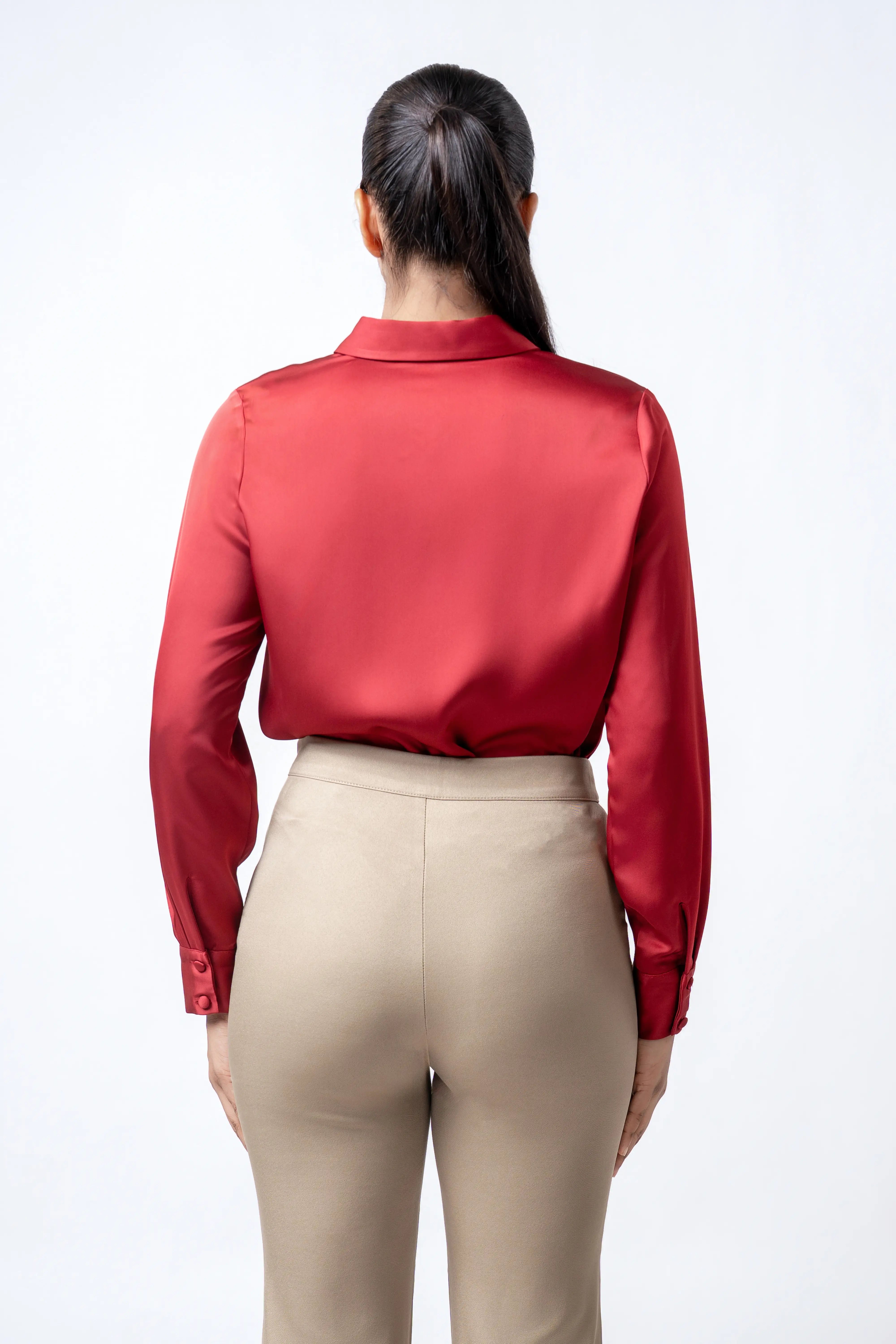 LONG SLEEVE COLLAR SHIRT - 1717