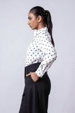 PRINTED LONG SLEEVE COLLAR SHIRT - 1734