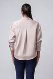 COTTON SATIN OVERSIZED SHIRT - 1709