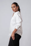 COTTON SATIN OVERSIZED SHIRT - 1709