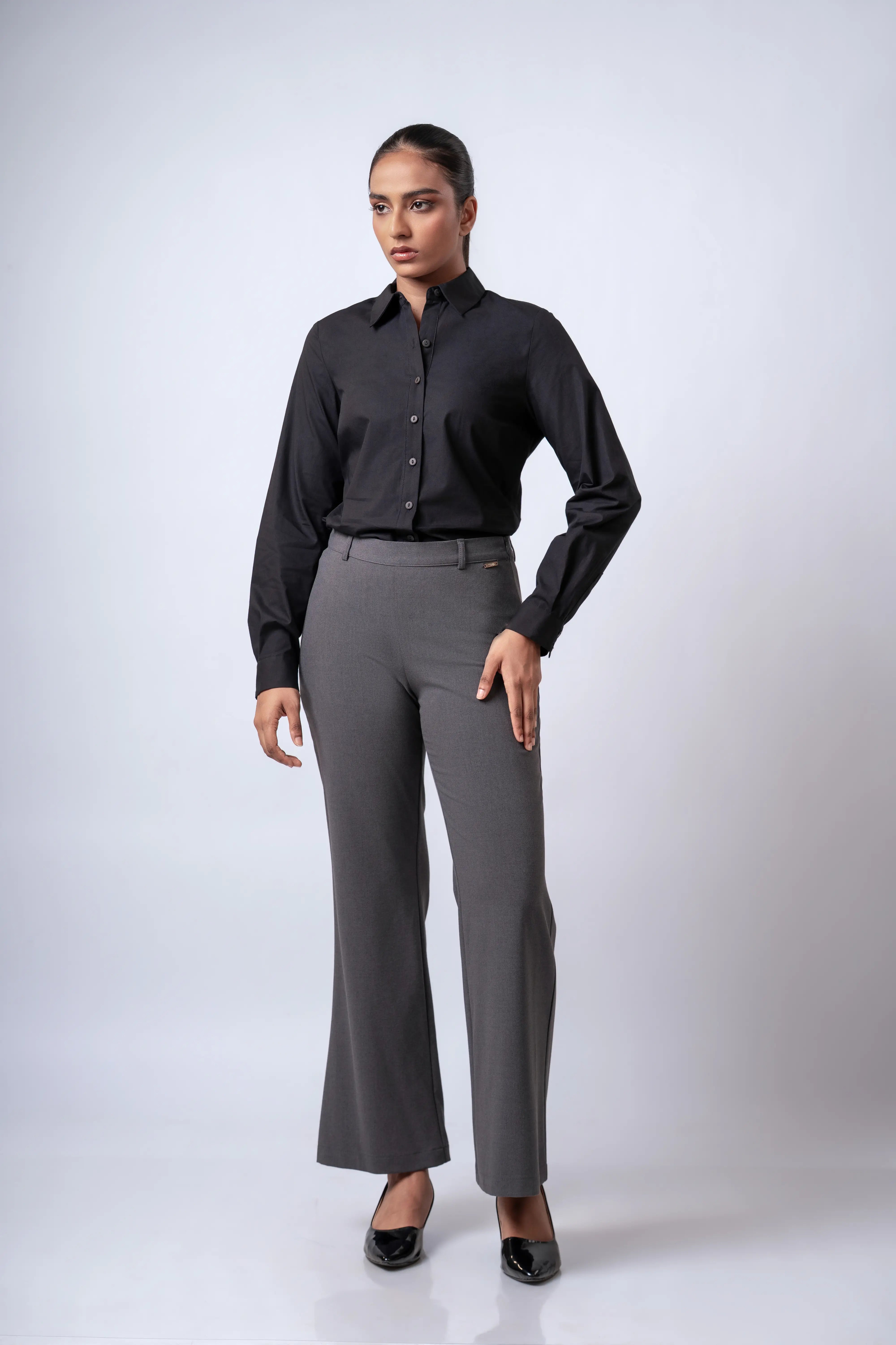 COTTON BLEND CLASSIC FIT SHIRT - 1708