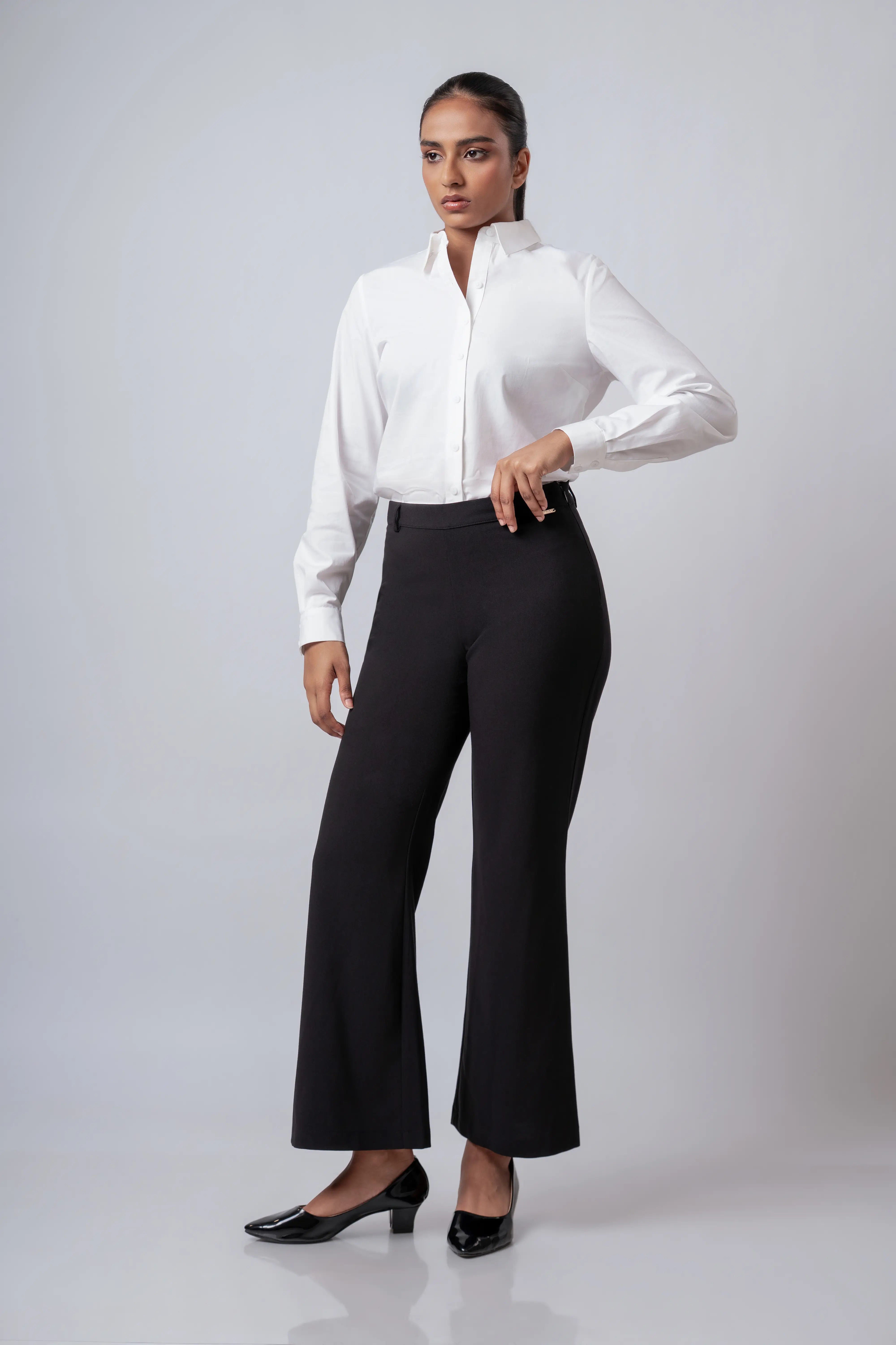 COTTON BLEND CLASSIC FIT SHIRT - 1708