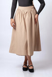 CLASSIC COTTON MIDI WRAP SKIRT - 1764