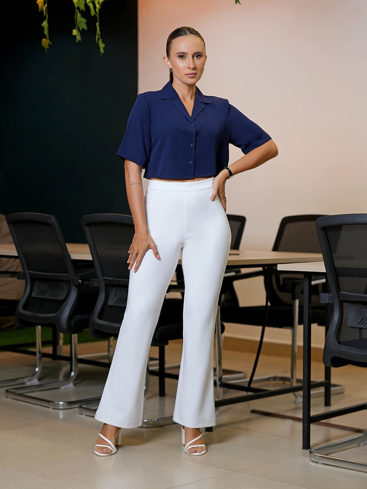 CROP LAPEL COLLAR - 1640