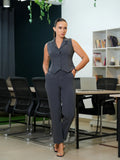 TAILORED STRAIGHT-LEG WORK PANTS - 1712
