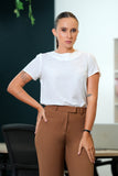 CLASSIC STRAIGHT-LEG WORK PANTS - 1675 - D BROWN