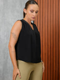 SOLID FRONT PLEAT TUNIC - 1636
