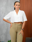 CROP LAPEL COLLAR - 1640