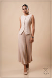 SUNRAY PLEATED MIDI SKIRT - 1774