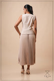SUNRAY PLEATED MIDI SKIRT - 1774