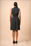 BUTTON FRONT SHIFT MIDI DRESS - 1766