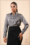 SATIN COLLAR LONG SLEEVE SHIRT- 1768
